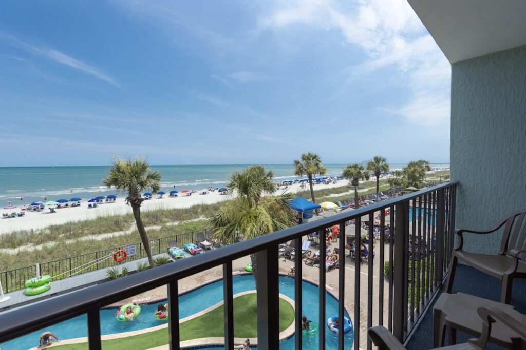 Compass Cove Schooner Oceanfront Deluxe King Room Balcony