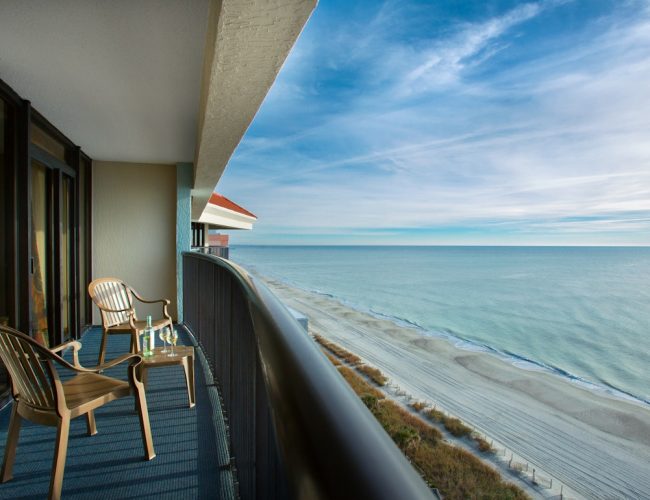 Compass Cove Mariner Oceanfront Three Bedroom Condo Balcony